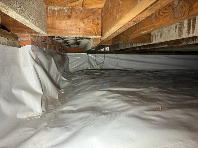 Completed Crawlspace Encapsulation with CleanSpace System - San Diego, CA