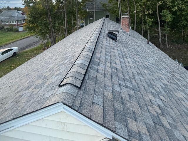 Ridge Vent & Cap Are Installed