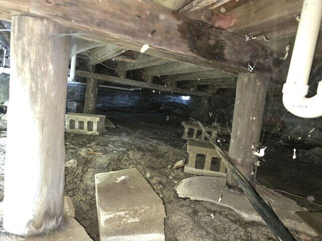 Dark and Dirty Crawl Space