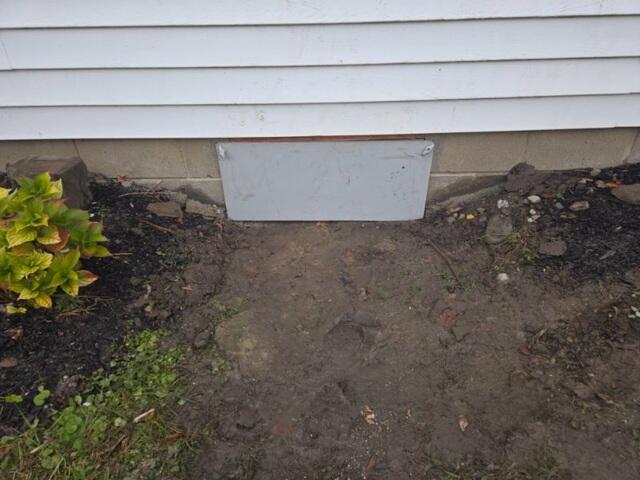 New Crawl Space Door