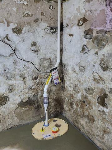 After WaterGuard and SuperSump Pump Installation