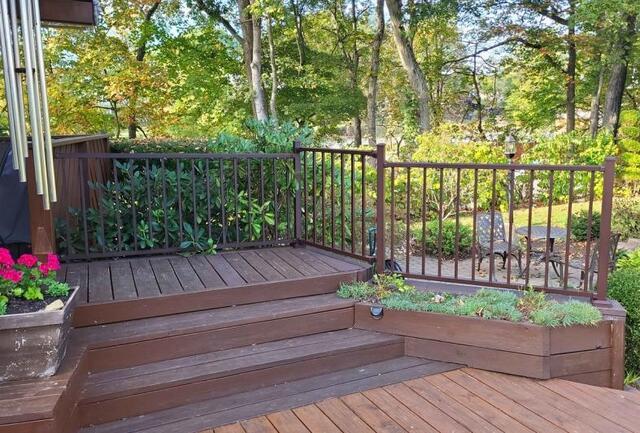Textured Brown 36" Tuscany C-10 Aluminum Railing