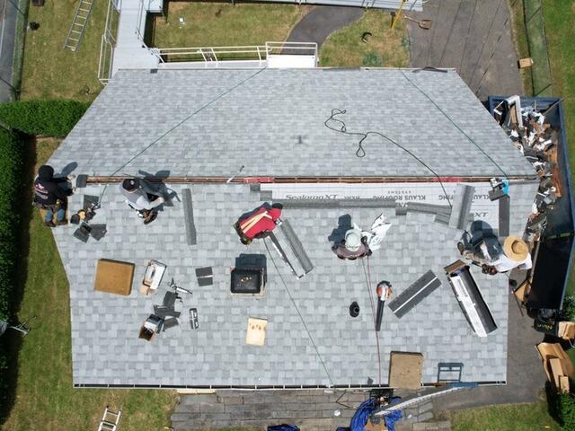 New Shingles Are Installed