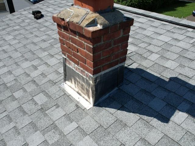 New Flashing on the Chimney