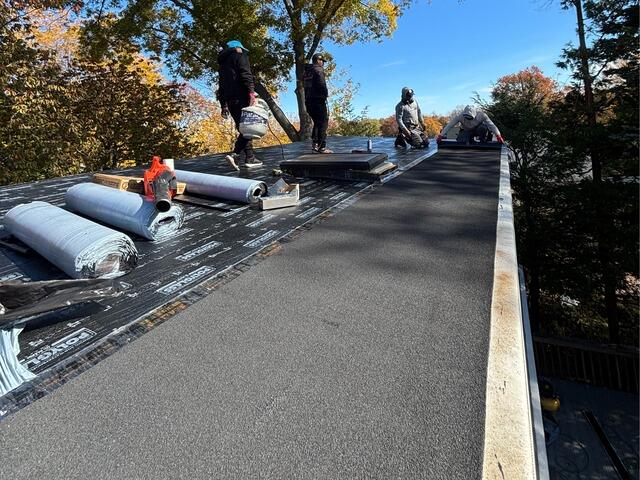 The SBS Roof Cap Is Installed