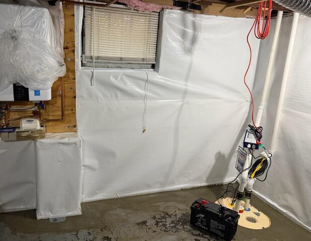 CleanSpace Vapor Barrier & WaterGuard Drainage System