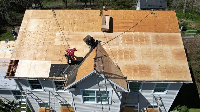 New Plywood Is Installed