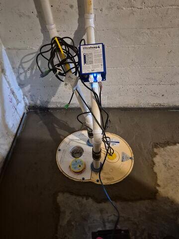 After TripleSafe Sump Pump System