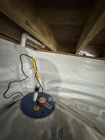 Sump Pump Installed