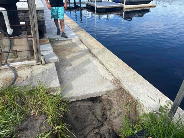 Voids Behind Seawall