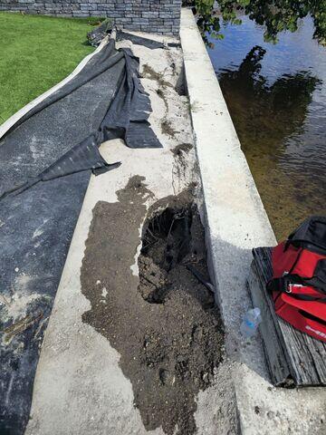 Seawall Concrete Erosion