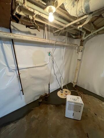 TripleSafe™ Sump Pump System Installed