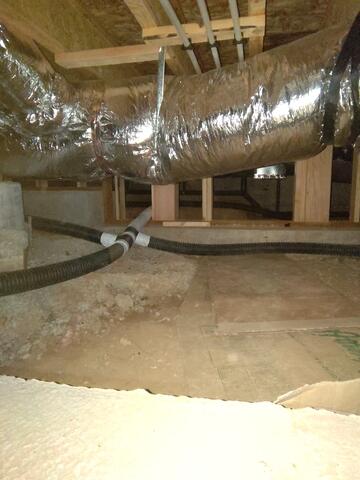 Crawlspace Piping