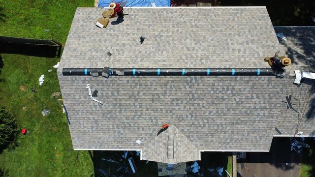 Ridge Vent Is Installed