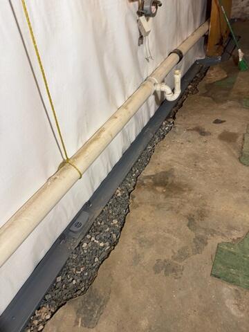 During WaterGuard Install