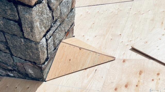 New Chimney Cricket Is Installed