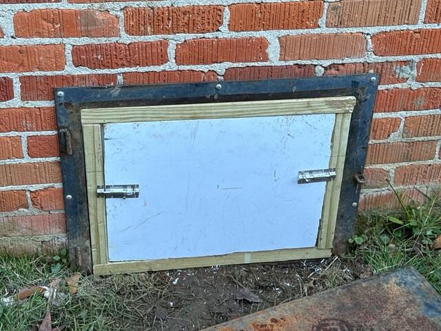 New Crawlspace Door
