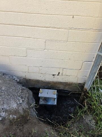 Complete Helical Pier Installation