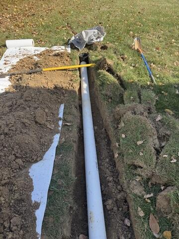 Discharge Line Installation