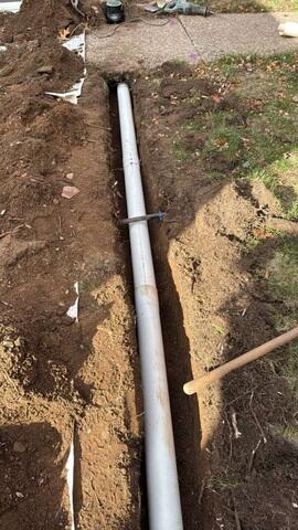 Discharge Line Installation