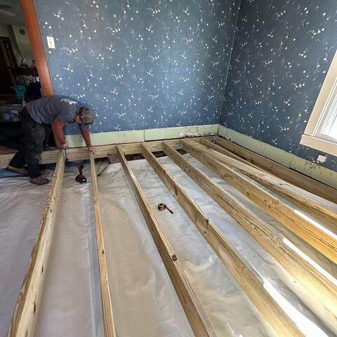Second Room Floor Joists
