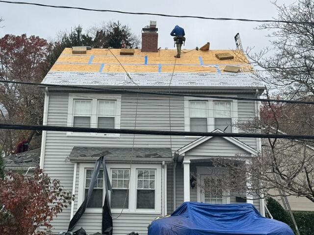 Seams Are Taped & Ice and Water Shield Is Installed