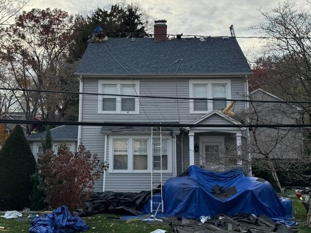 New Shingles Are Installed
