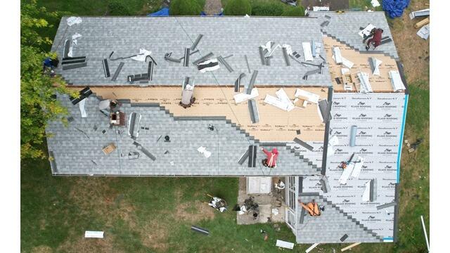 New Shingles Are Installed