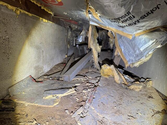 Damp Crawl Space
