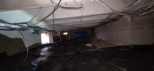 Damp Crawl Space