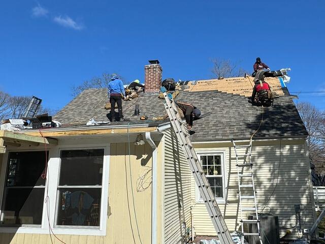 New Shingles Are Installed