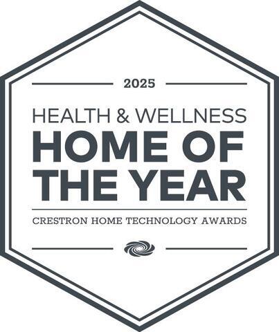 Global Crestron Home Technology Award for Health & Wellness Home of the Year!