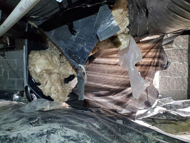 Crawl Space During Inspection