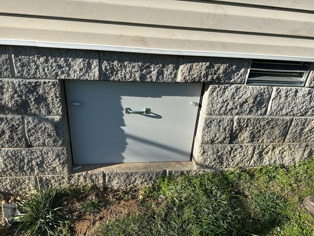 Crawl Space Door Installation