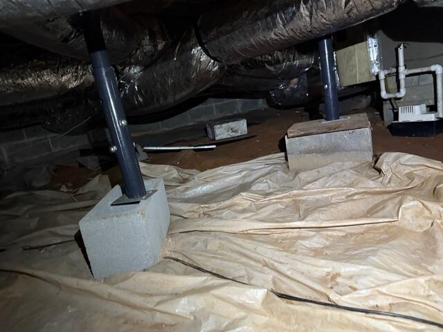 Temporary Jacks Attempted to be Installed