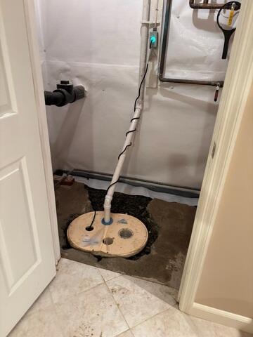 Sump Pump Installation