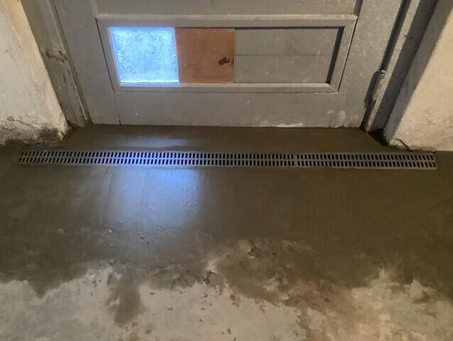 TrenchDrain Grated Basement Drain