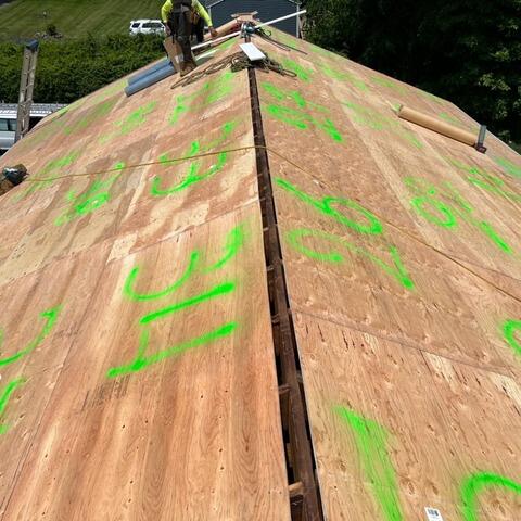 New Plywood Is Installed