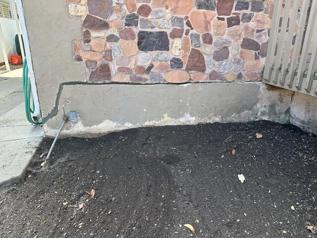 Exterior Crack After Repair