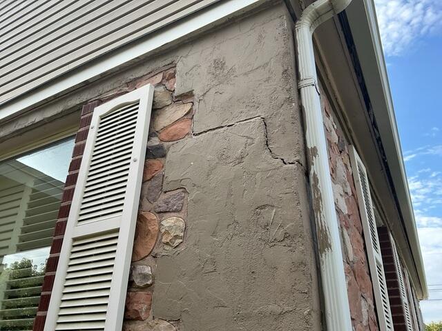 Stair Step Crack House Side