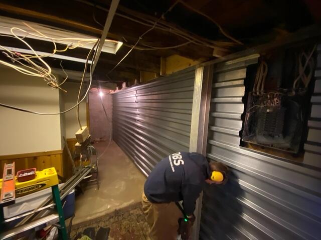 Installing EverBrace Panels for Failing Foundation Walls