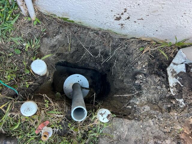 Preparing Helical Pier Installation