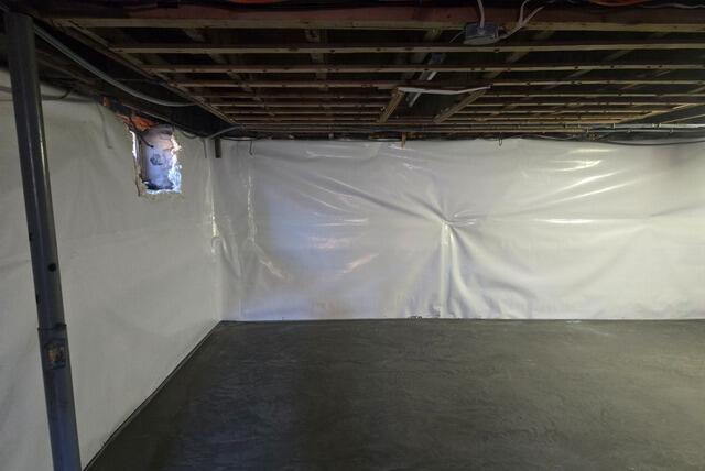 Waterproofed Basement