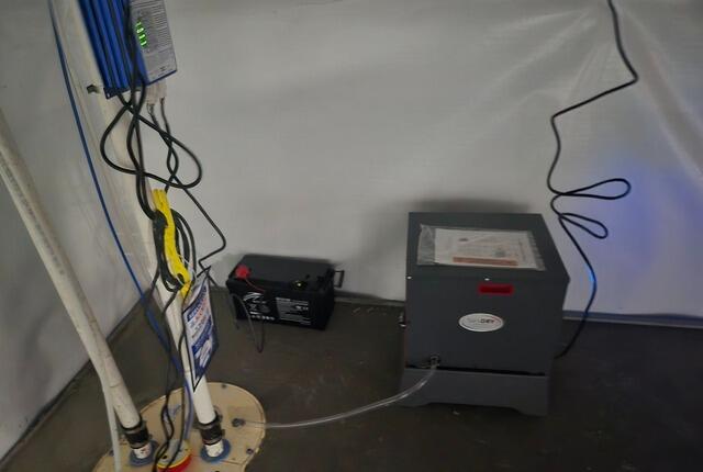 Waterproofed Basement