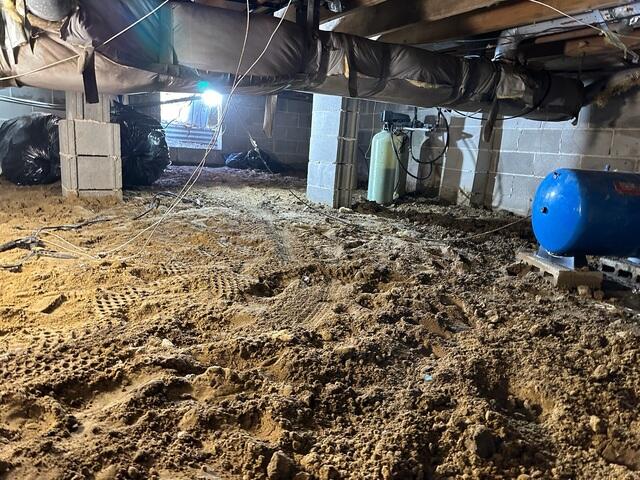 Damp Crawl Space