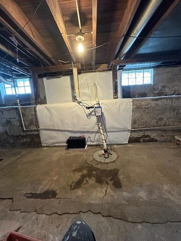 After Clean Wall instalment