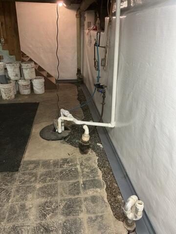 Water Goes To Sump Pump System