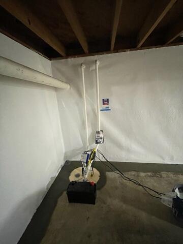 TripleSafe Sump Pump Fully Installed