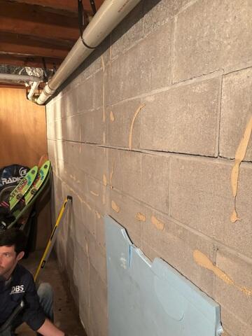 Interior Wall Before Repair