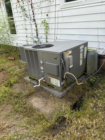 Sinking AC Unit Slab